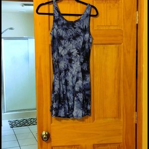 Navy blue flowy dress